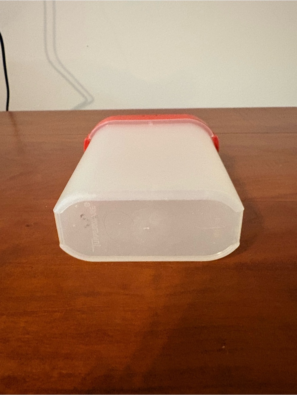 Tupperware Vintage Spice Shaker Dispenser Red Lid Kitchen Storage Container - Picture 8 of 10